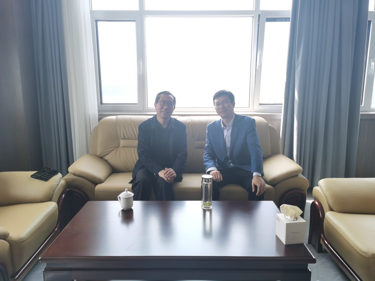 安陽市政府副秘書長(zhǎng)、辦公室主任史景山蒞臨克能指導(dǎo)工作（2021年4月15日）