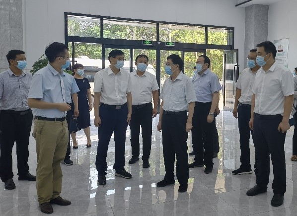 安陽市委常委、常務(wù)副市長(zhǎng)陳志偉一行到克能新能源調(diào)研（2021年8月6日）