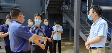 安陽市委副書記、市長高永一行蒞臨克能新能源調(diào)研（2021年8月9日）
