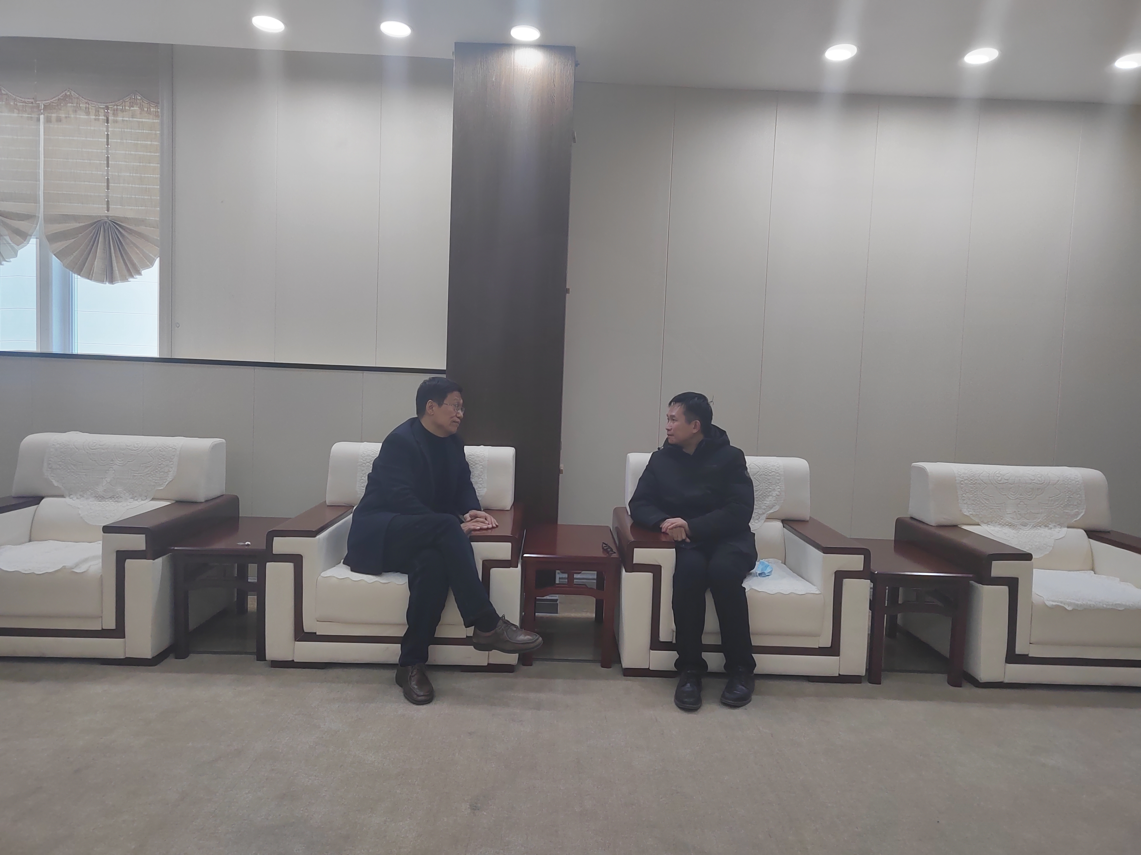 安陽縣檢察長(zhǎng)呼雪峰蒞臨克能調(diào)研（2022年2月22日）