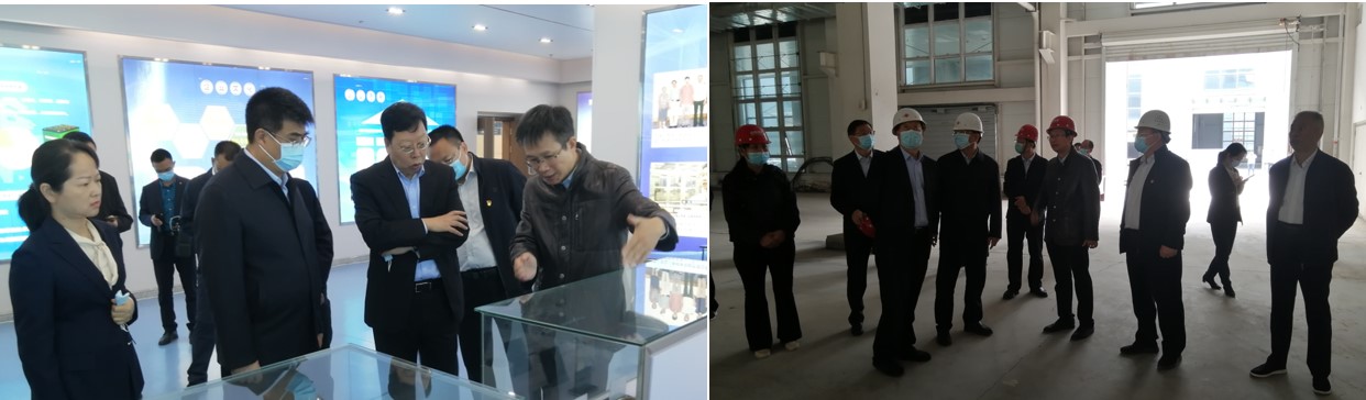 河南省投資集團(tuán)總經(jīng)理閆萬(wàn)鵬蒞臨克能調(diào)研（2022年10月13日）
