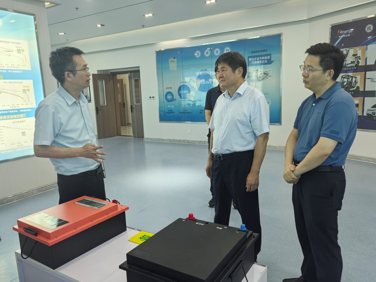 安陽市人大常委副主任桑建業(yè)一行蒞臨克能新能源調(diào)研（2025年7月31日）